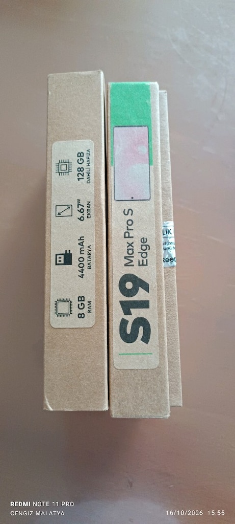 reeder S19 Max pro edge telefon 2027 Haziran ayına kadar garantili