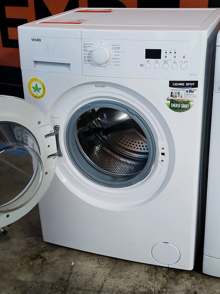 VESTEL 7 KG ÇAMAŞIR MAKİNESİ İZMİR İÇİ 3 AY GARANTİMİZ VARDIR - 8