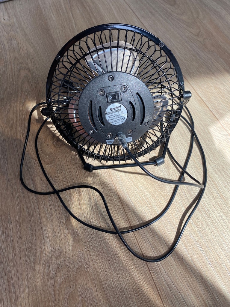 USB Mini Masaüstü Fan Metal Gövde - 2