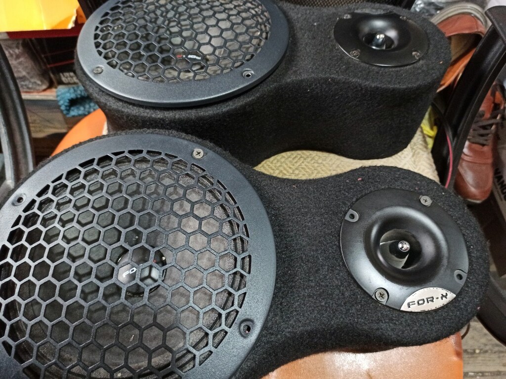iki adet forx 20cm midrençler iki adet Forx dome tiveter iki adet yüks - 9