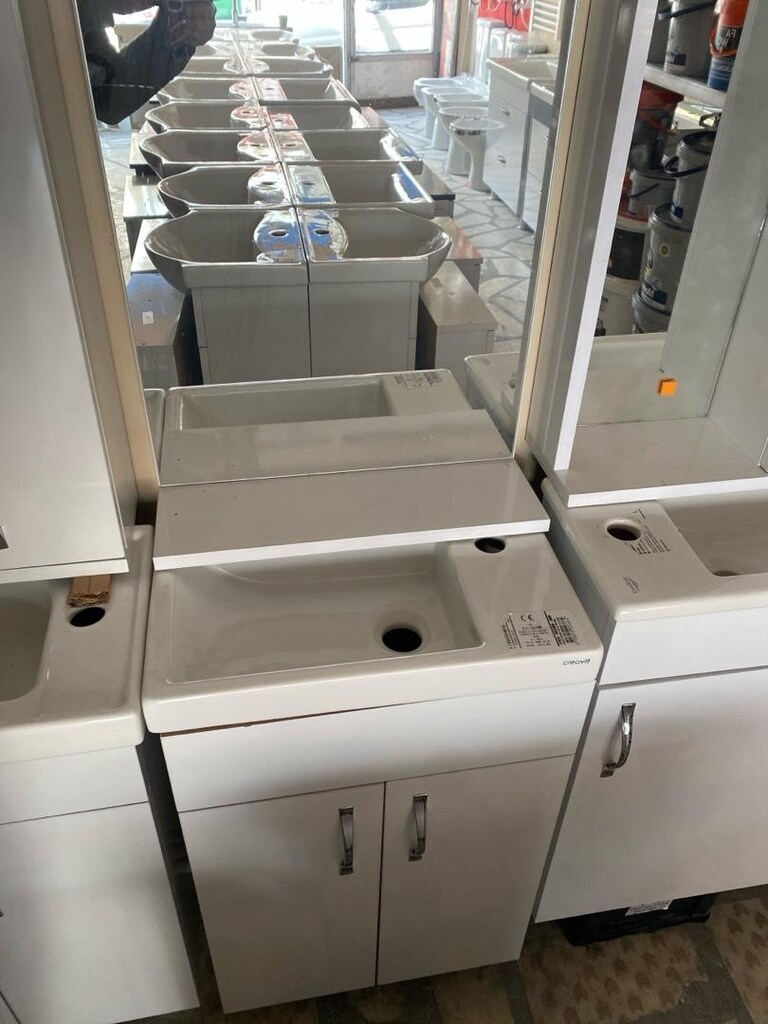 lavabo dolaplı lavaba banyo wc lavobo mdf lovobo dokaplı lavobo medel - 6