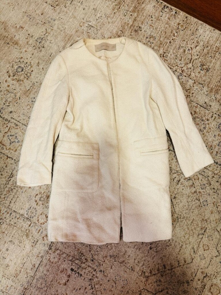 Zara Beyaz Blazer Ceket