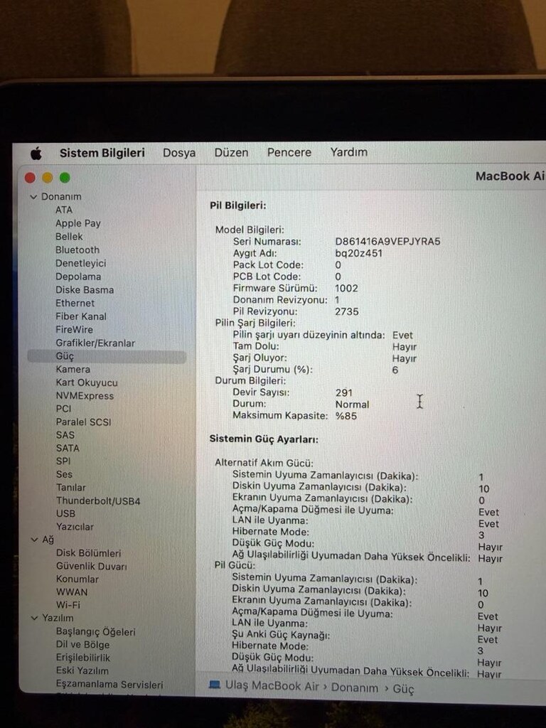 apple macbook air m1 işlemci - 6
