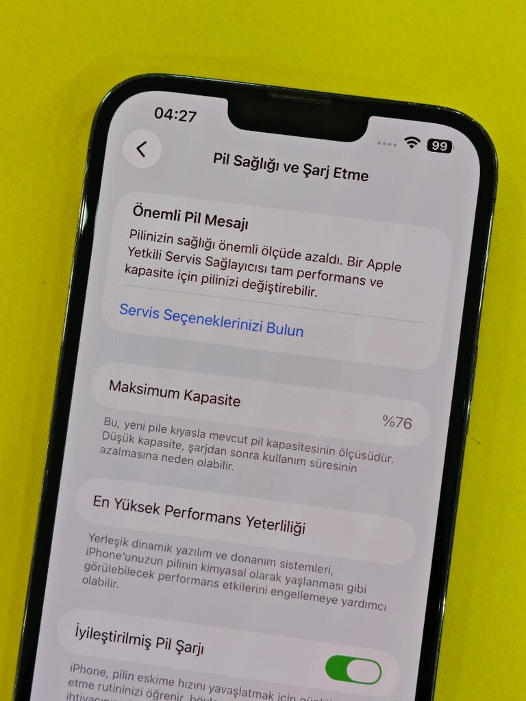 İPHONE 13 PROMAX 256 GB PİL 78 ORJİNAL HATASIZ DEĞİŞENSIZ - 2