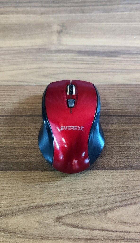Everest Sm-245r Nano Optik Kırmızı/Siyah Kablosuz Mouse - 6