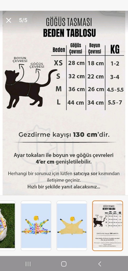 Patipatron Kedi- Köpek Tasması - 4