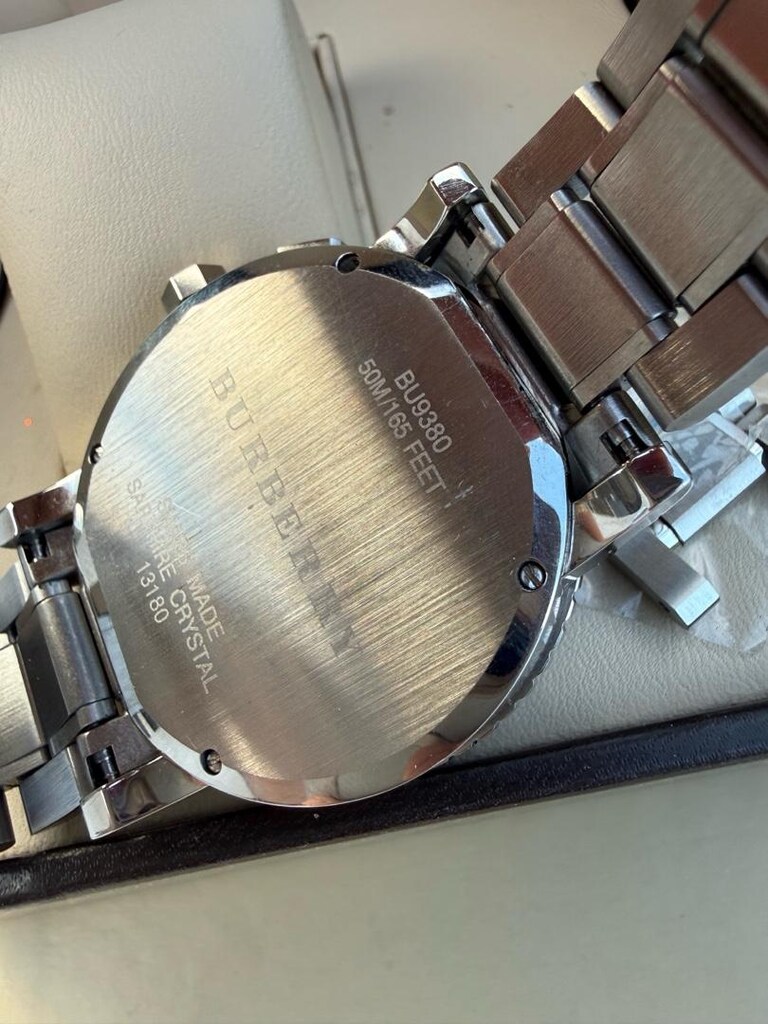 ORJİNAL BURBERRY SWİSS MADE ERKEK KOL SAATİ - 9