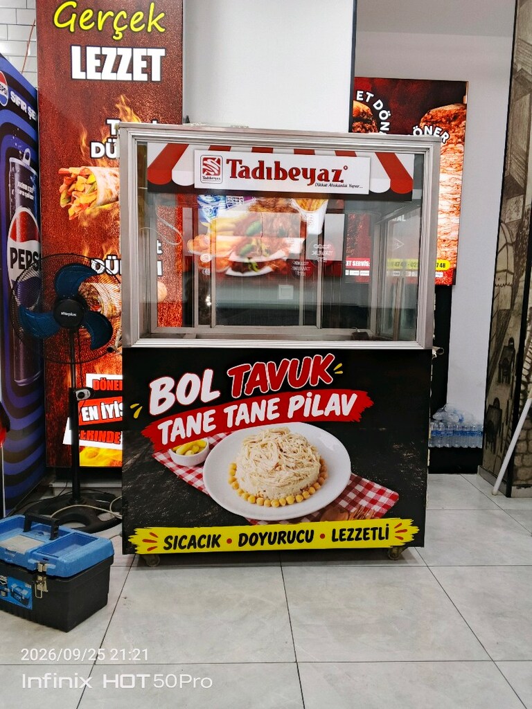 satılık pilav arabası