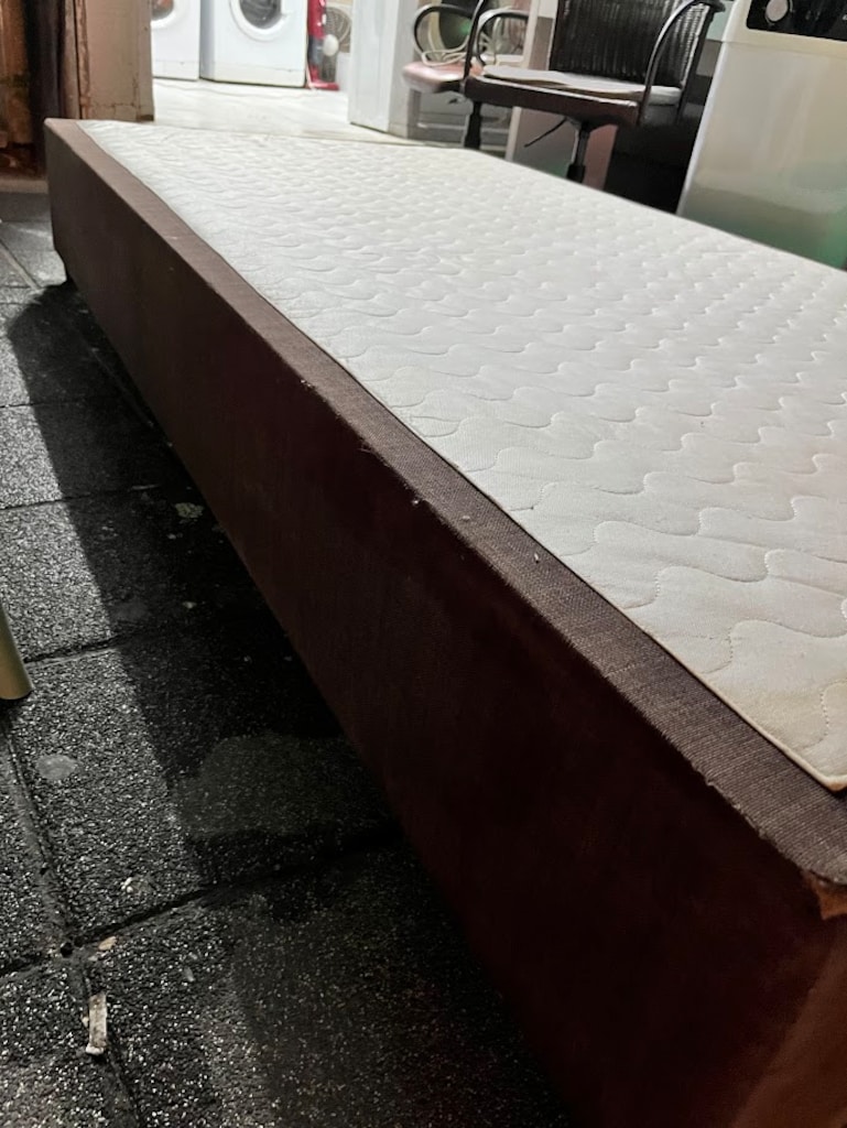 100X190 CM KAHVERENGİ TEK KİŞİLİK SANDIKSIZ BAZA - 3