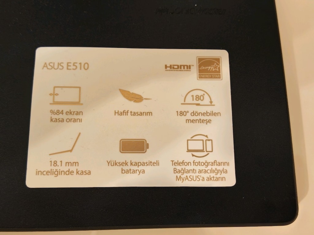 Asus e510 13 ay garantili - 4