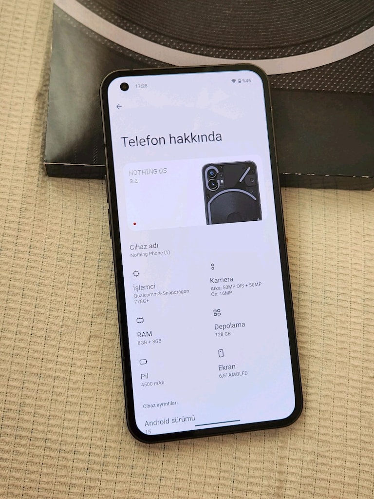 Nothing Phone 1 TR 5G (TAKAS OLUR) 1.5 YIL GARANTİLİ - 3