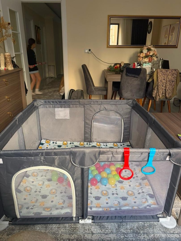 Hoffie Original Playard Çocuk Oyun Alanı ve oyun matı topları - 4