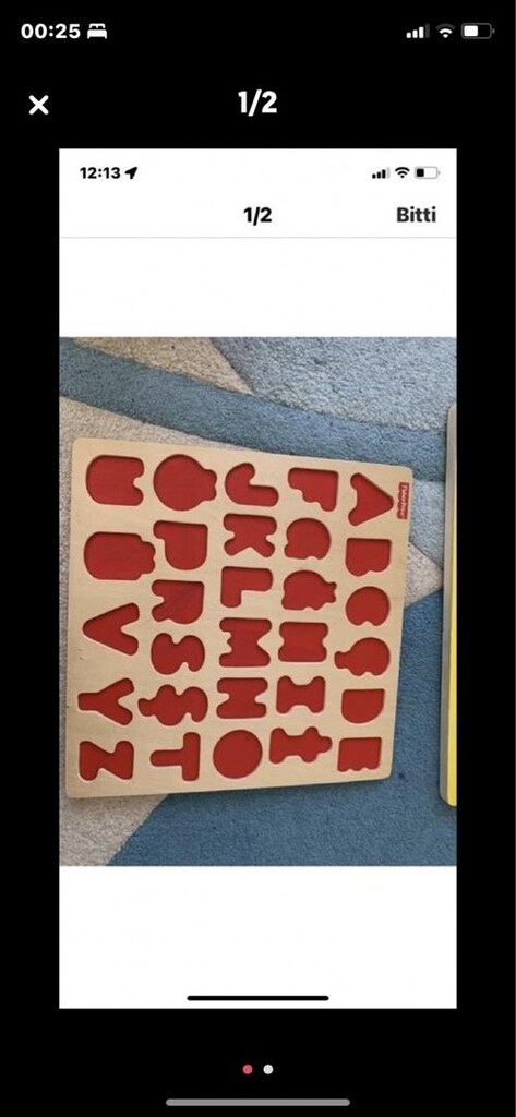 ahşap harfler puzzle - 2