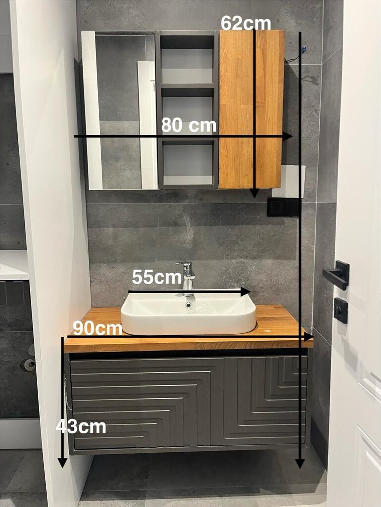 SIFIR HİÇ KULLANILMADI LAVABO VE ALT ÜST TAKIM - 6