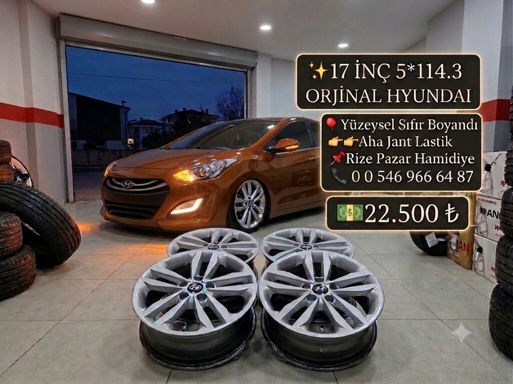 17 inç 5*114.3 Orjinal Hyundai Takım - 2