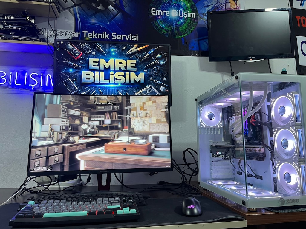 OYUN YAYIN BİLGİSAYARI GAMER PC MASAÜSTÜ BİLGİSAYAR FULL SET PC - 14