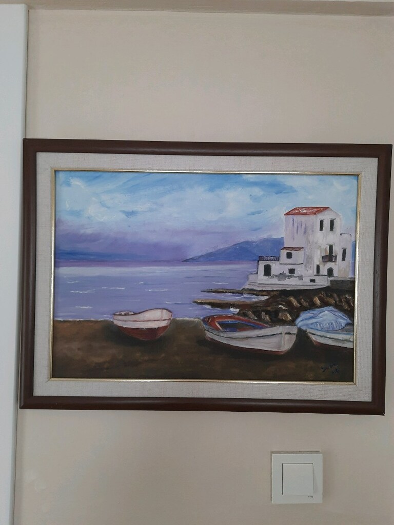 tablo yagıi boya manzara - 2
