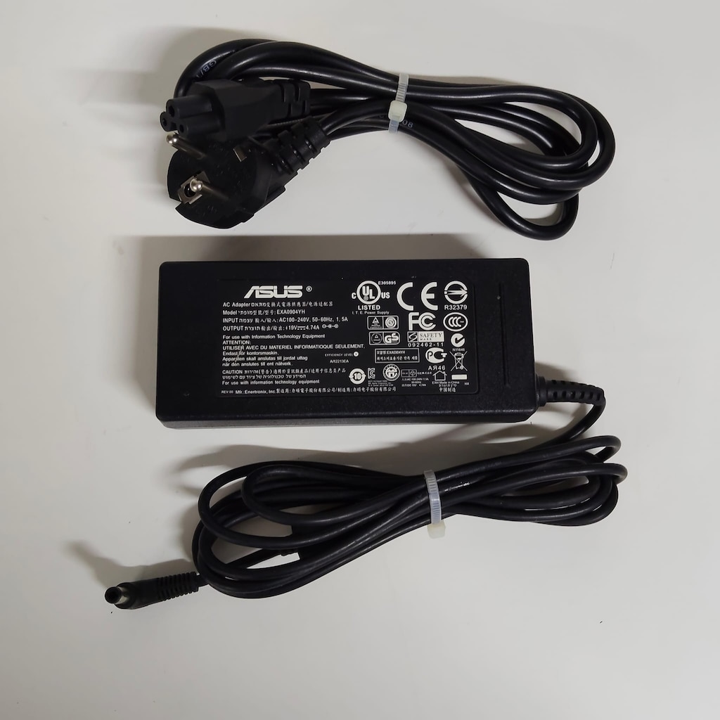Orijinal Asus EXA0904YH 19V 4.74A şarj Adaptörü 90W - 6