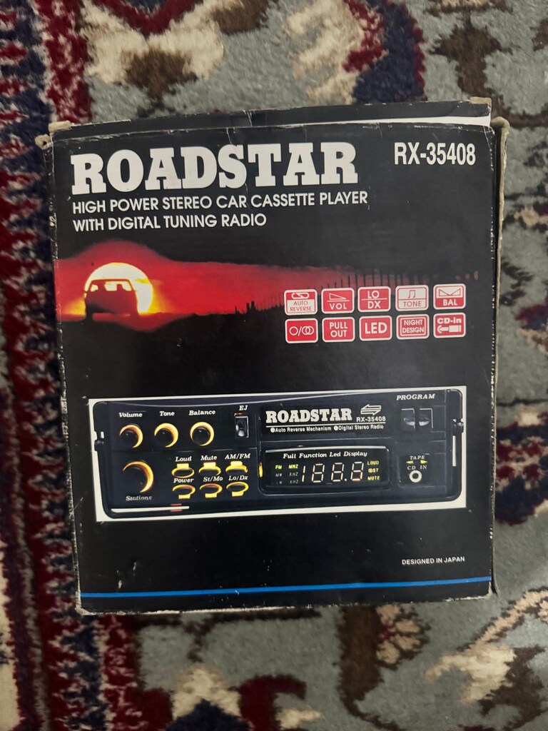 Klasik/Retro Roadstar RX-35408 Kaset Çalar Oto Teyp - Kutusunda - 2