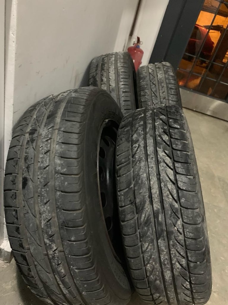 14 4x100 Honda Hundai teneke jant lastik - 4