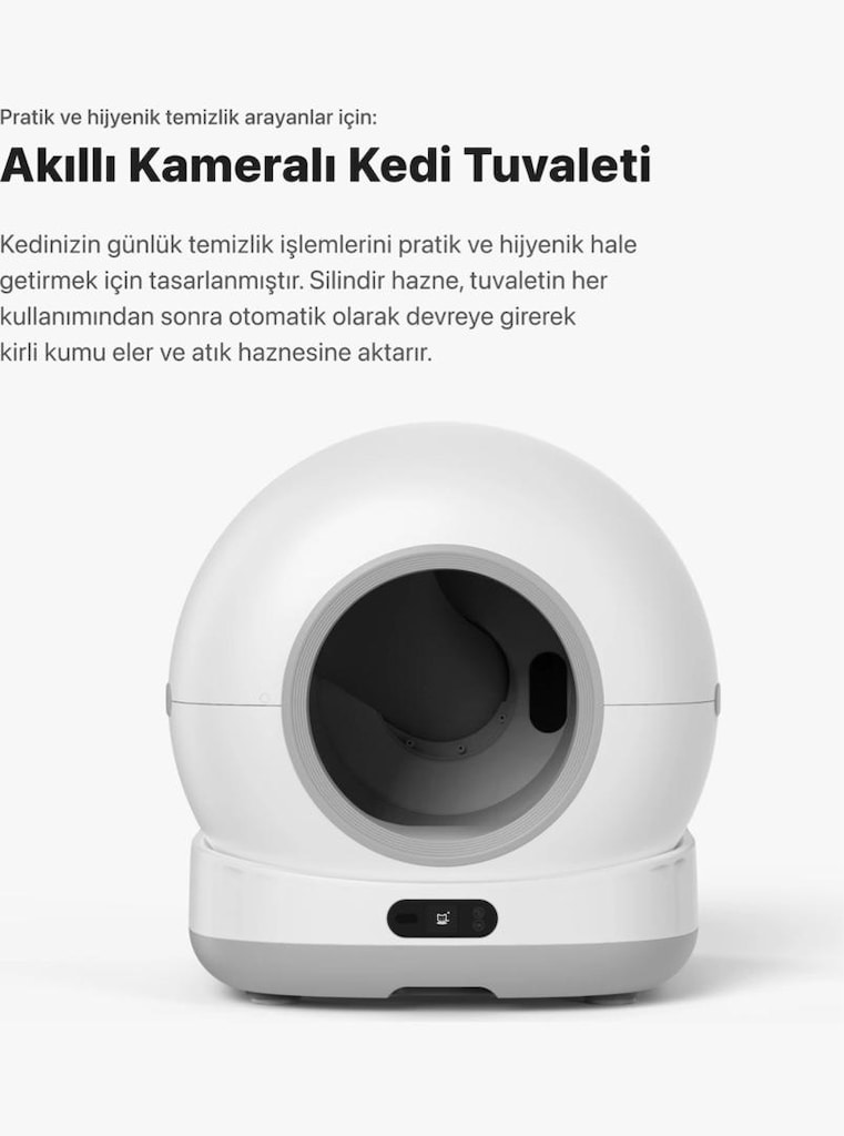 Akıllı Kameralı Kedi Tuvaleti - 4