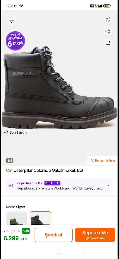 Caterpıller orjınal 41-45 arası mevcut - 2