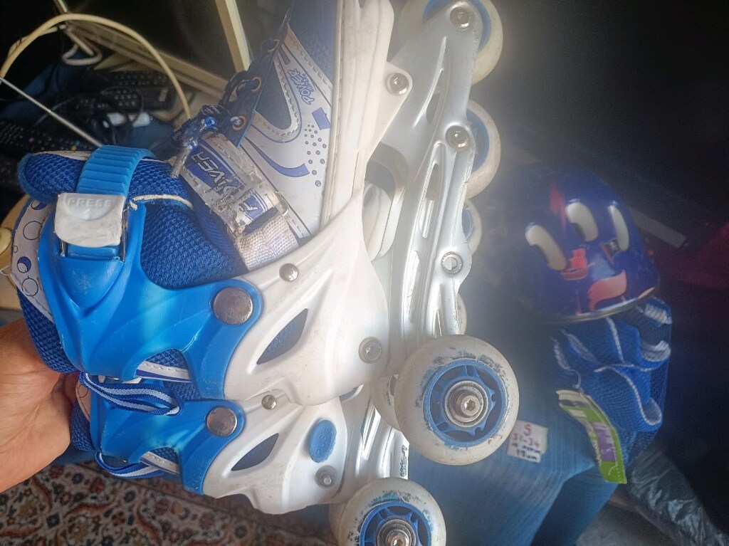 Paten Takımı S 31-34 paten, kask, dizlik - 9