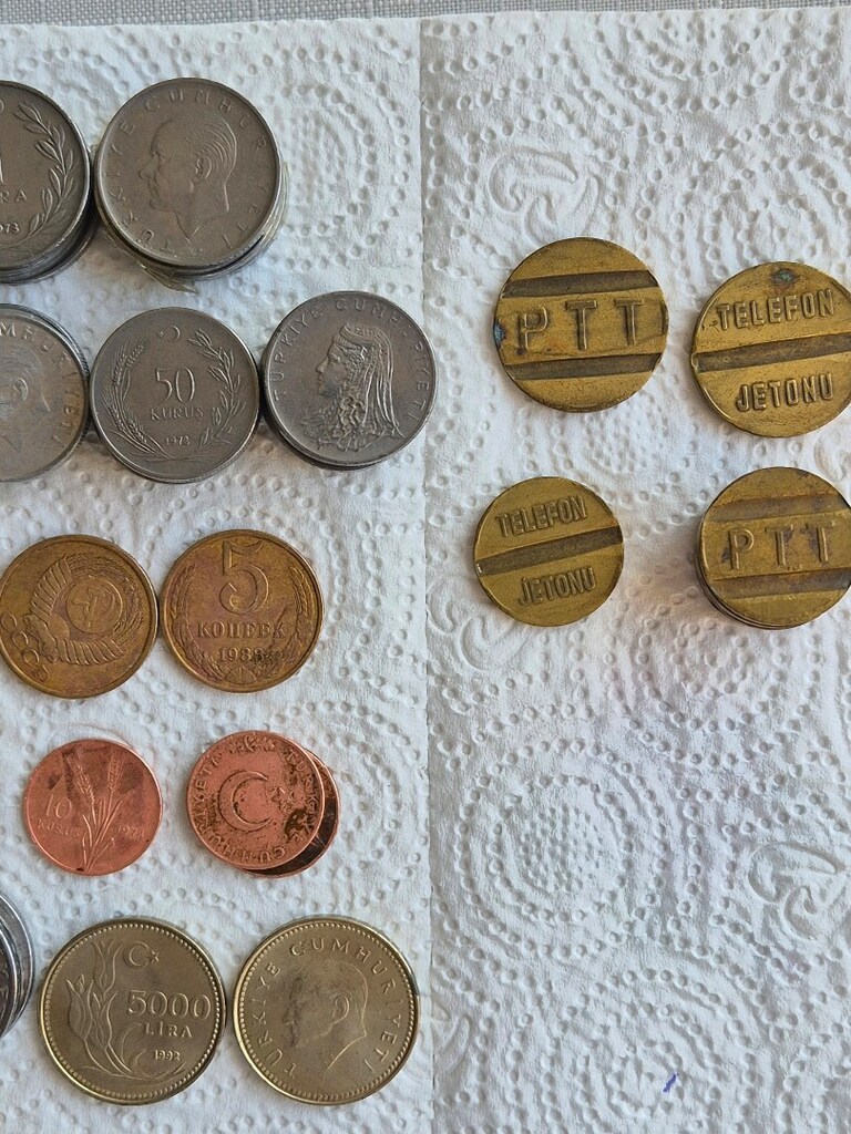 210 adet TC Paraları 1970 -2005 - 5
