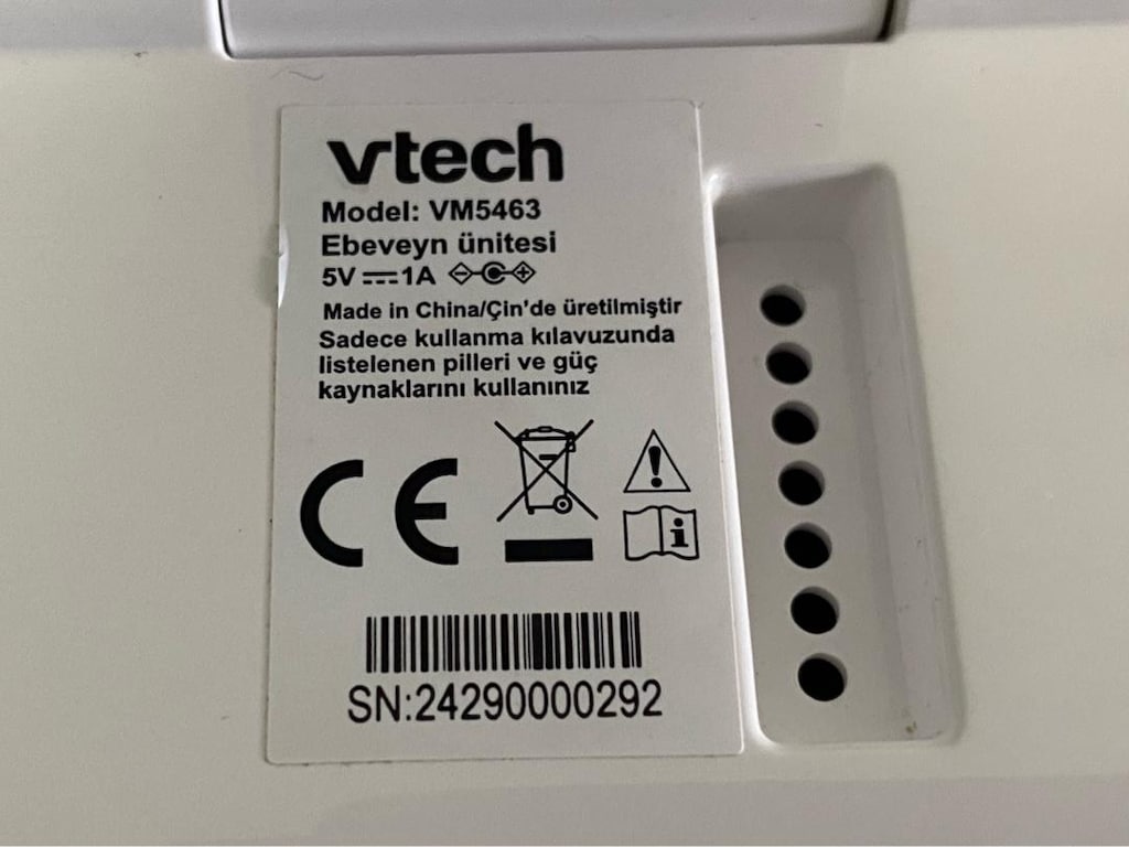 Tech Baby VM5254 Bebek Monitörü, 5 Lcd, Bebek Kamerası - 5