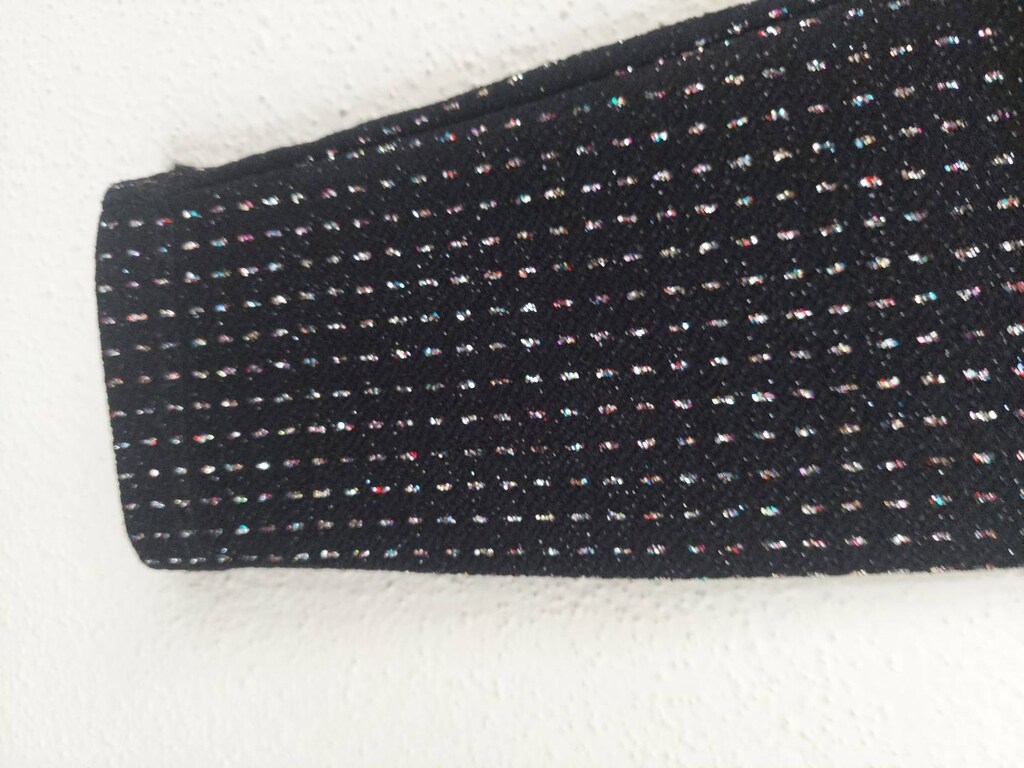 Koton V yaka sim Desenli Abiye crop Bluz - 4