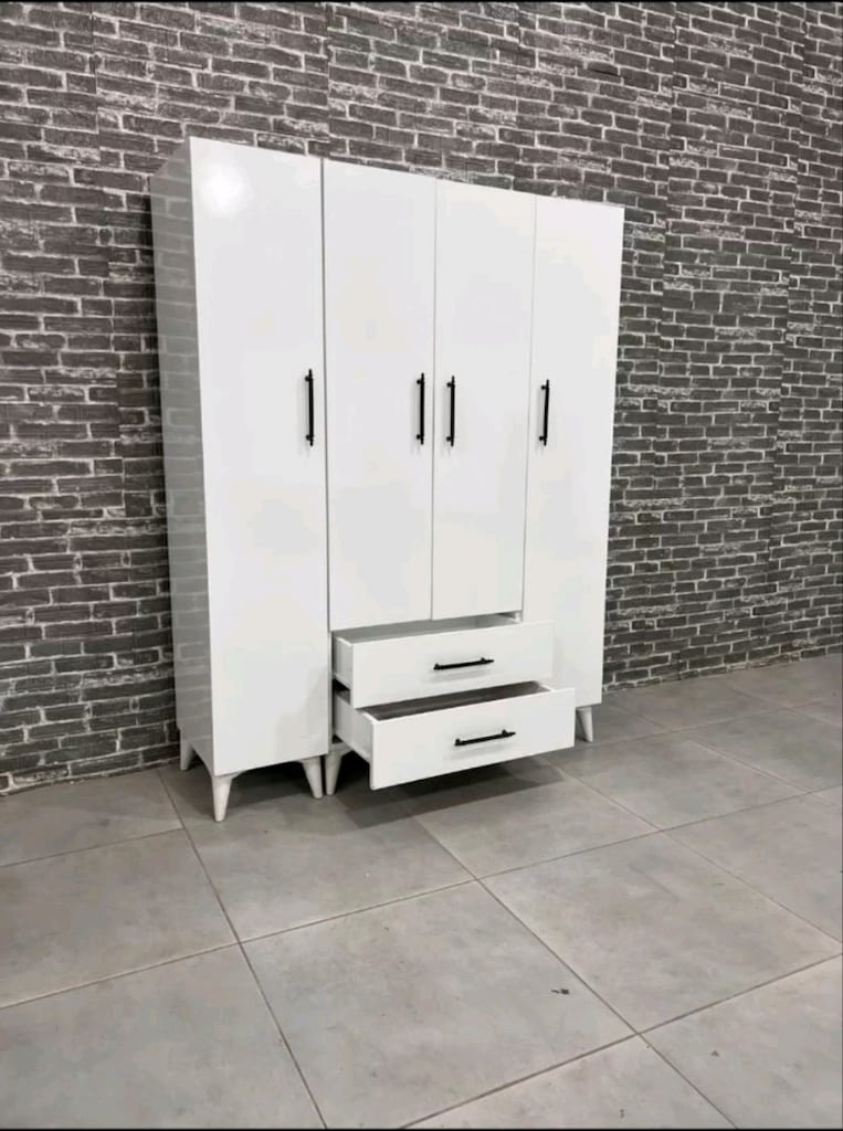 **WHİTE STYLE** ÜCRETSİZ KURULUM KAPIDA ÖDEME GARDROP ELBİSE DOLABI - 2