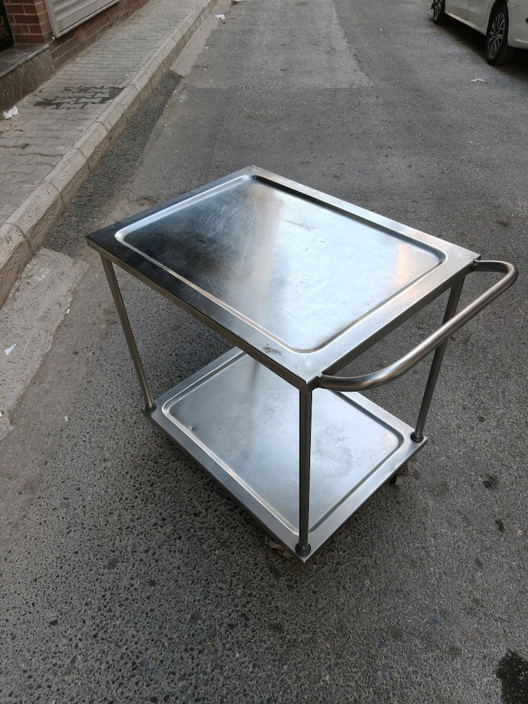 krom servis arabası - 6