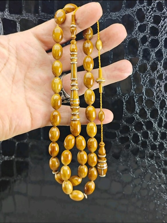 GÜMÜŞ MAKYAJLI KUKA TESBİH - 2