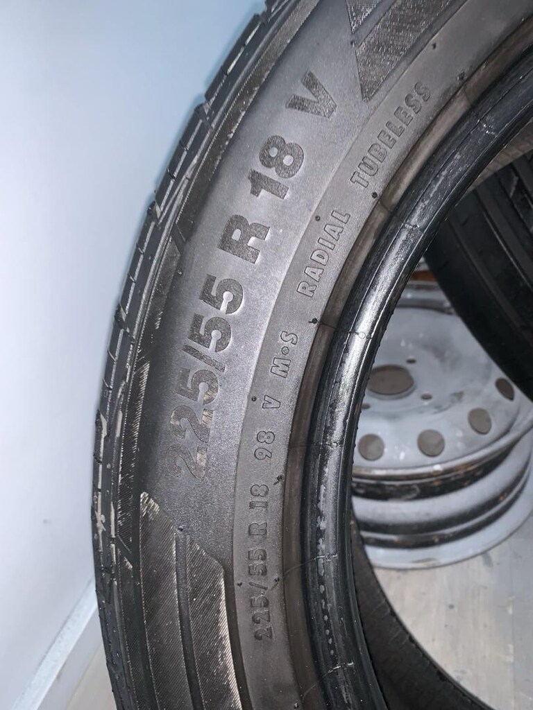 225x55x18 continental 4mevsim tek lastik - 4