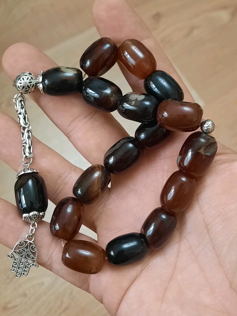 Akik naturel doğaltaş tesbih - 3