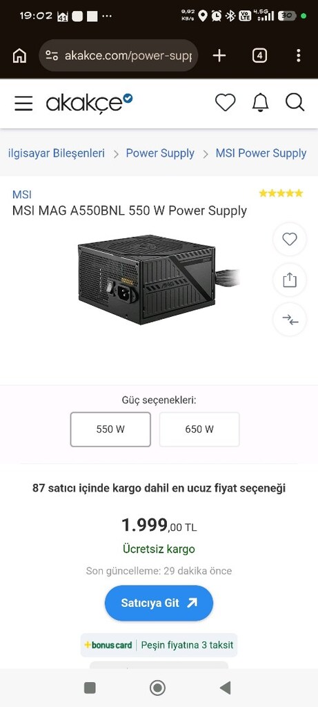 ASUS MAG A550BNL - 3