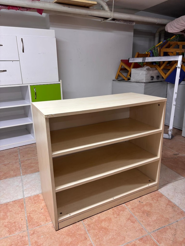 KLAS OFİS ÜSKÜDAR 3 GÖZLÜ AKÇAAĞAÇ RAF 40x85x75 CM - 2