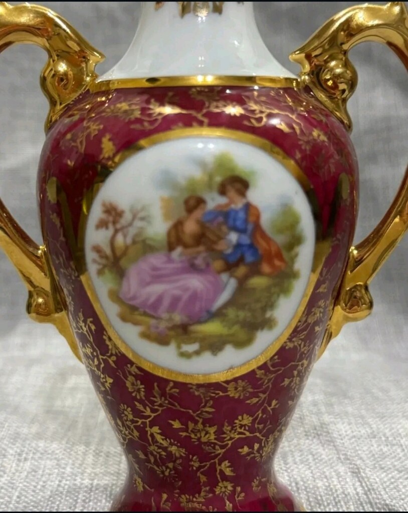 Limoges damgalı vazo - 3