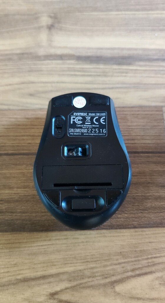 Everest Sm-245r Nano Optik Kırmızı/Siyah Kablosuz Mouse - 9