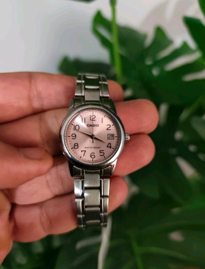 Orjinal Casio Pembe Kadran Mini Kadın Çelik Saat HATASIZ - 15