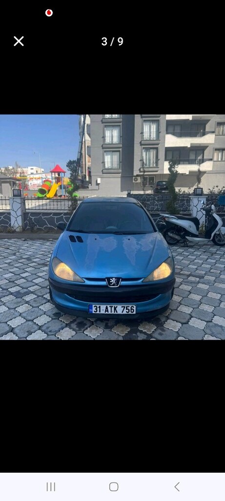 pejo 206 4 kapı klimalı 2003 model - 3