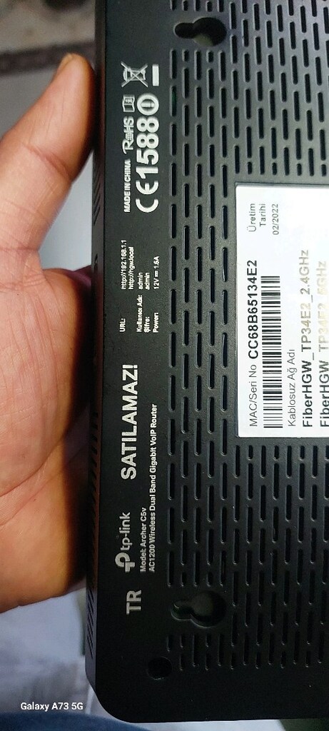 TP_LİNK ARCHER C5V FIBER AC1200 MODEM - 5