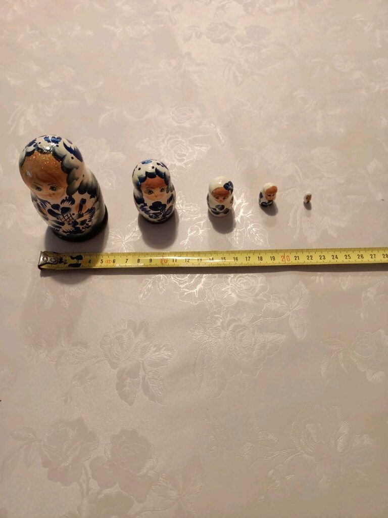 Orijinal Rus matruşka 5'li - 4