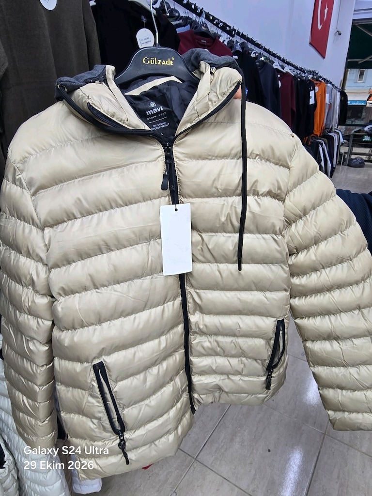 Kahverengi Şişme Mont - 4