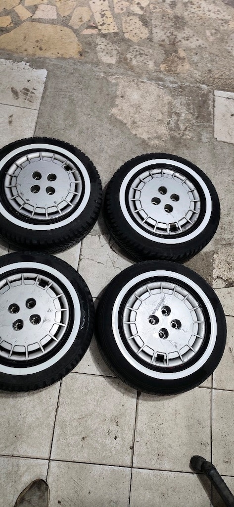 13 kara jant 4x98 lastik kapak yanak set lastikler kışlık - 2