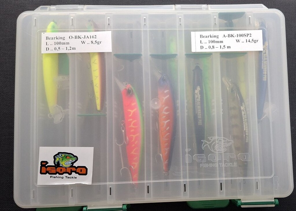 Bearking A-BK-100SP2, O-BK-JA162 ve M111 Maket(Rapala) 9 adet.OLTA64 - 17