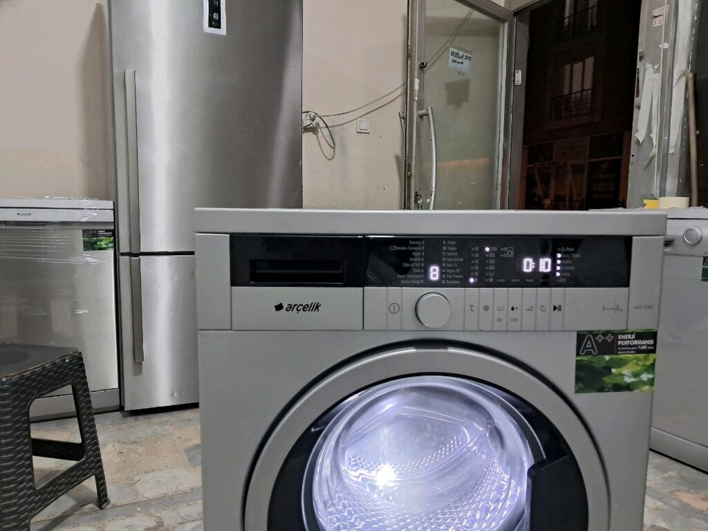 sıfır gibi arcelik piyano serisi 8kloluk camaşır makinesi 9.500tl - 6