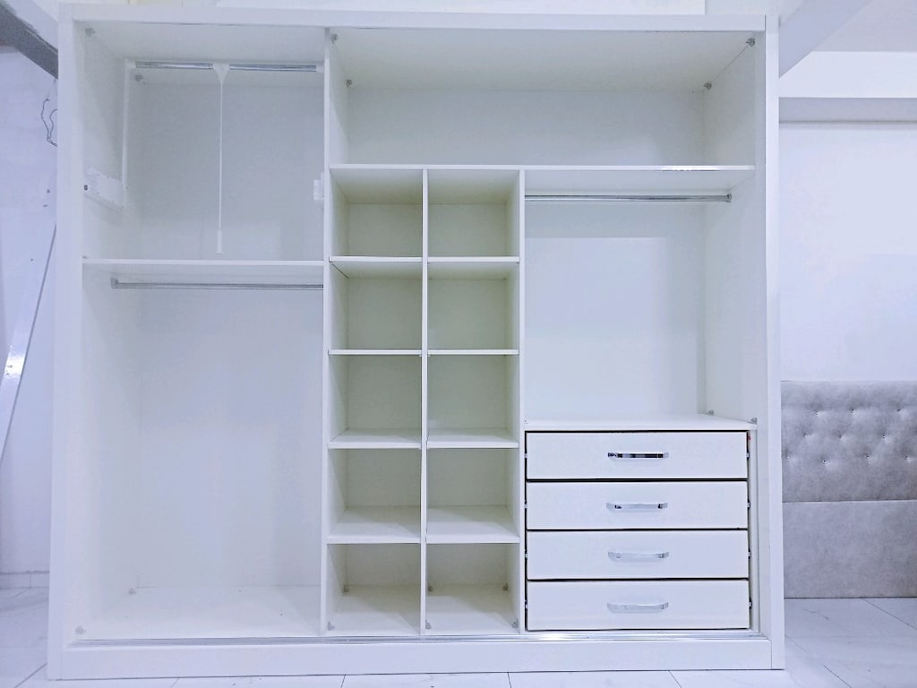 sıfır özel yapım full mdf gardrop yüklük nakliye kurulum dahil - 8