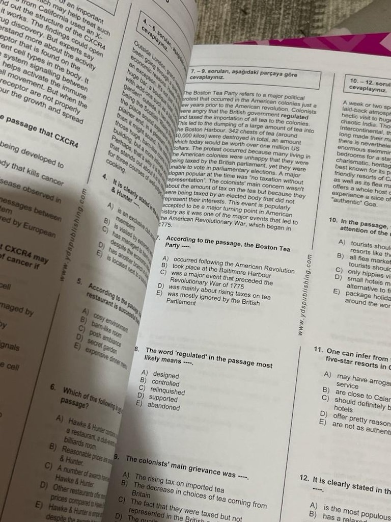 YDS Publishing - Grammer,Kelime bilgisi, paragraf testleri - 3