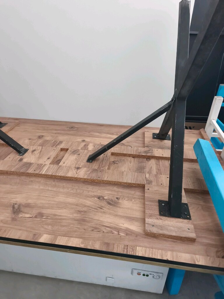 toplantı masası 1.75 iki adet 3.50 m - 7